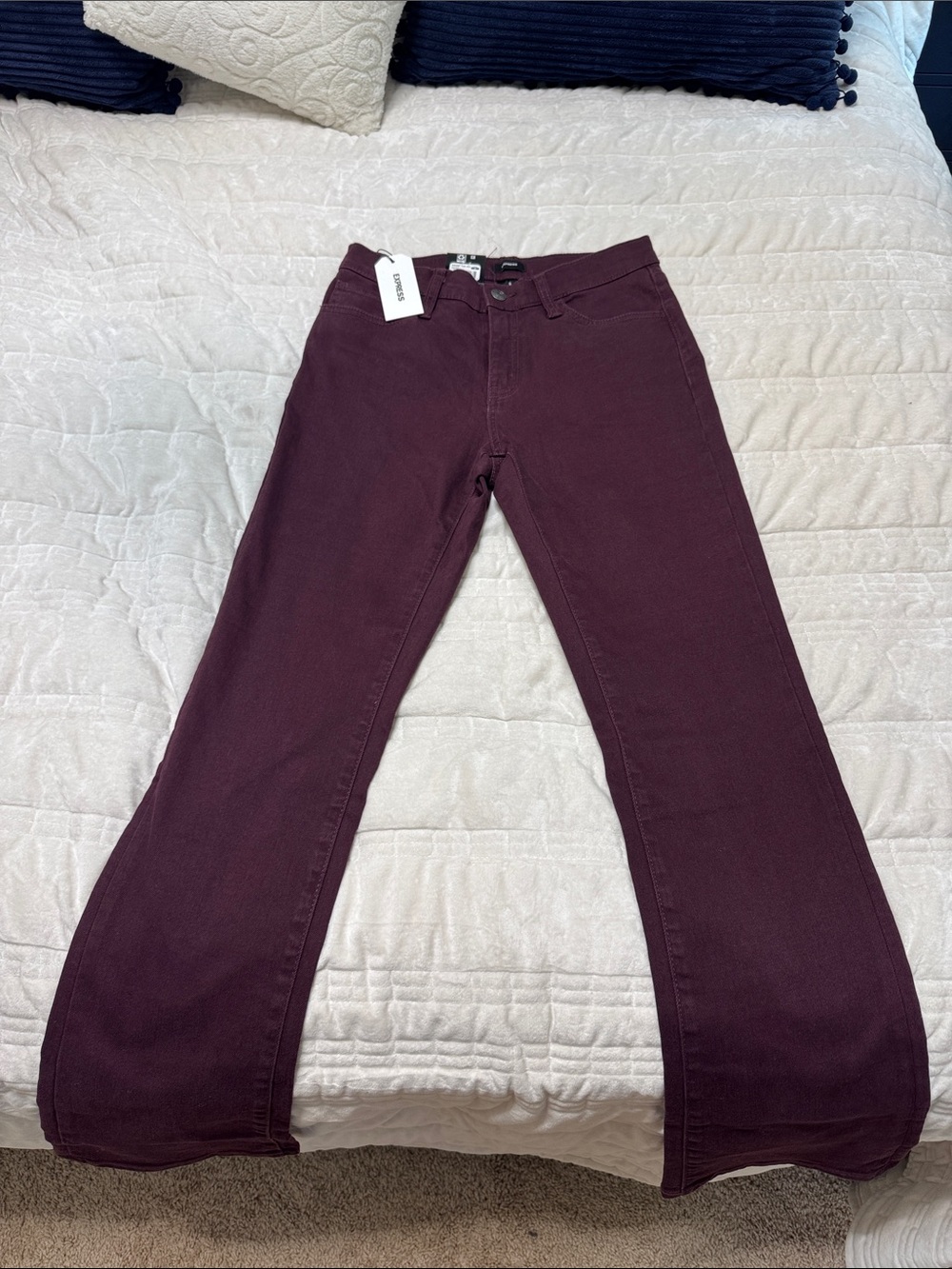 Express Women's Plum Boot Cut Jeans